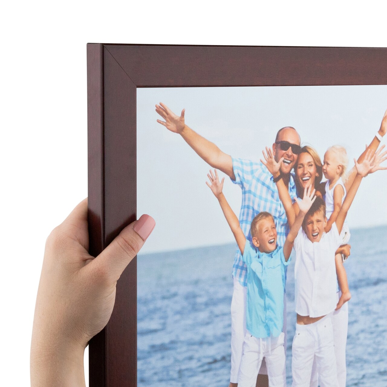 ArtToFrames 14x20 Inch Picture Frame, This 1.25 Inch Custom MDF Poster Frame is Available in Multiple Colors, Great for Your Art or Photos - Comes with Regular Glass and Corrugated Backing (A47KF)